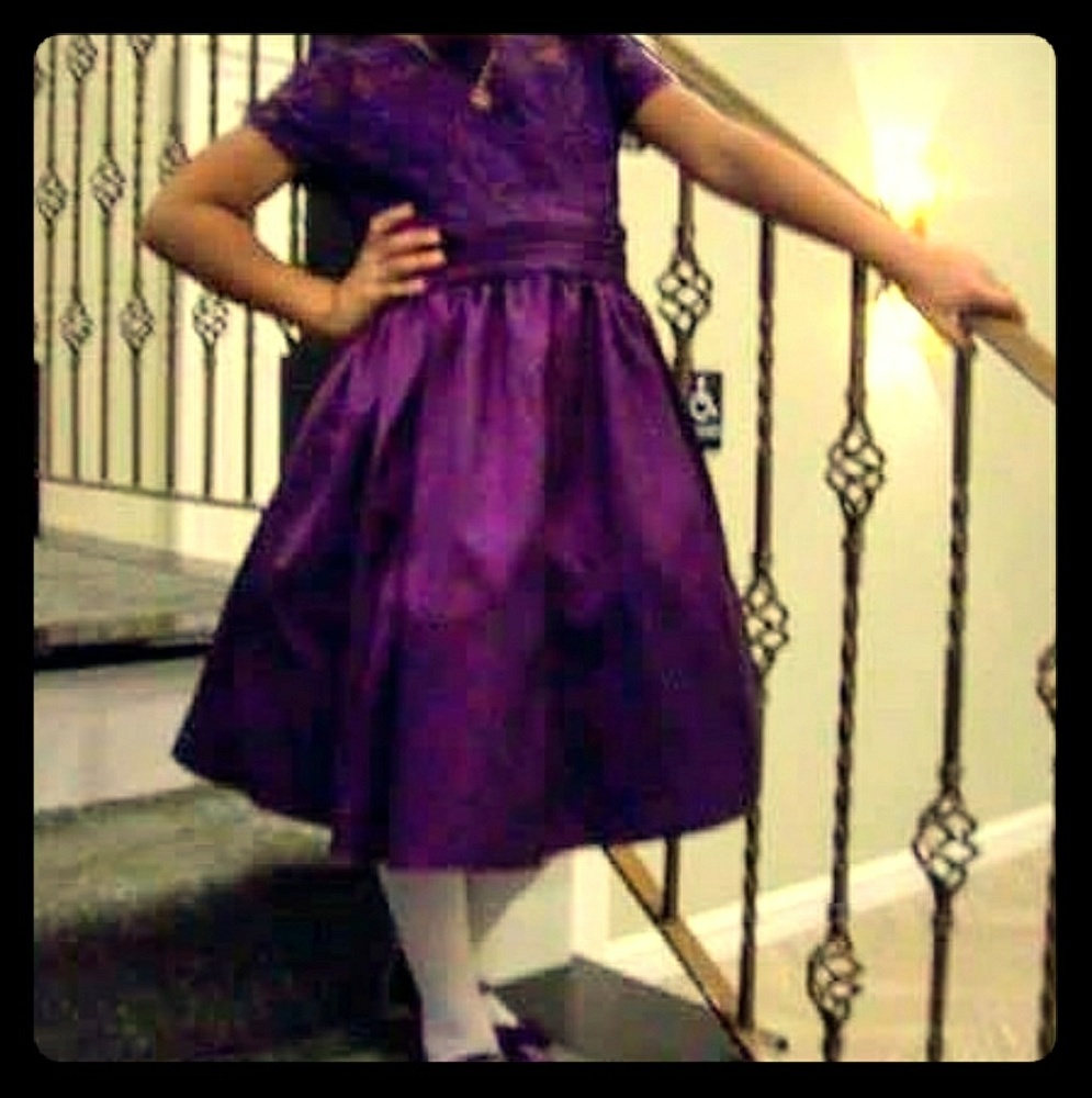 Beautiful purple gown